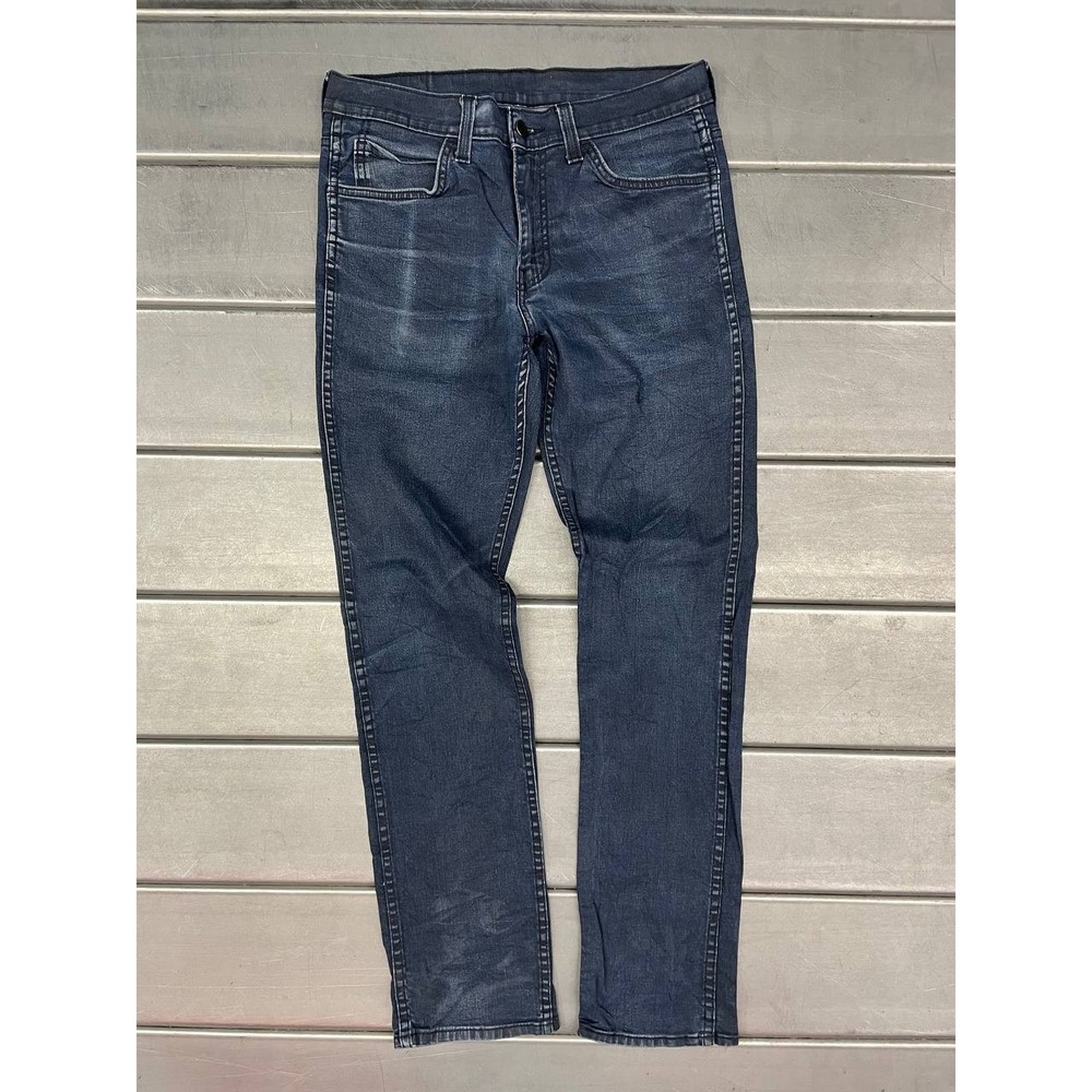 Levis 511 Jeans Mens 31x31 Blue Dark Wash Denim Straight Fade Grunge‎